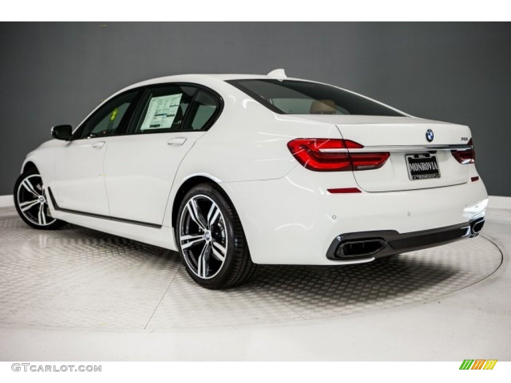 2018 7 Series 740i Sedan - Alpine White / Cognac photo #3