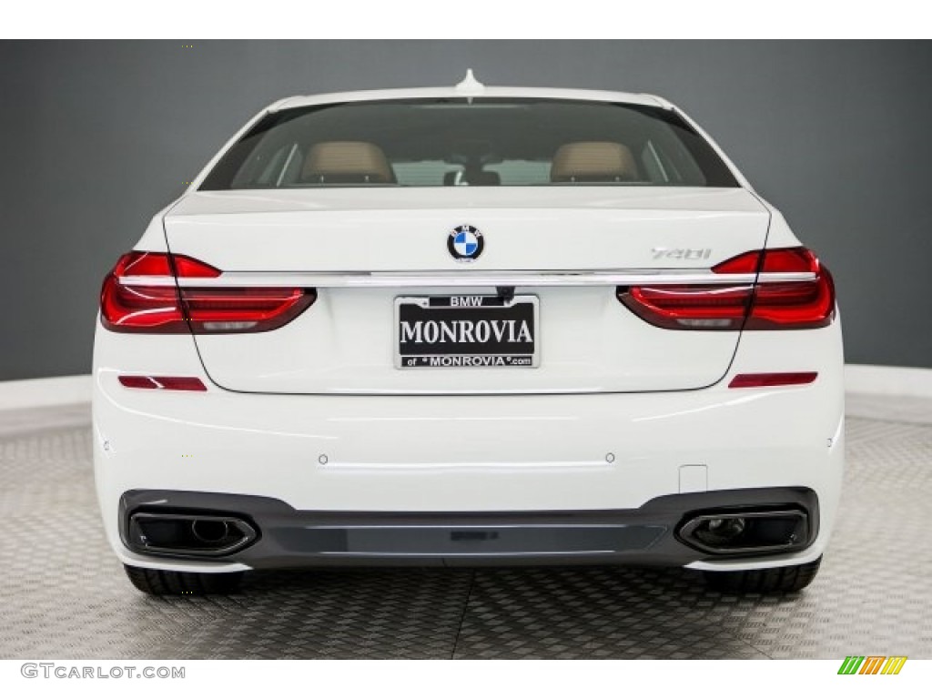 2018 7 Series 740i Sedan - Alpine White / Cognac photo #4
