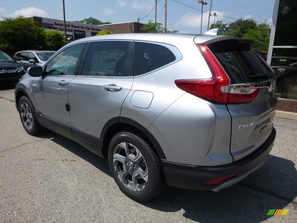 2017 CR-V EX AWD - Lunar Silver Metallic / Black photo #2