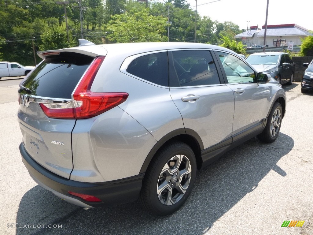 2017 CR-V EX AWD - Lunar Silver Metallic / Black photo #4