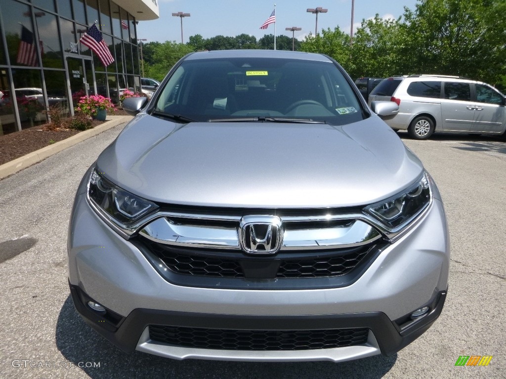 2017 CR-V EX AWD - Lunar Silver Metallic / Black photo #6