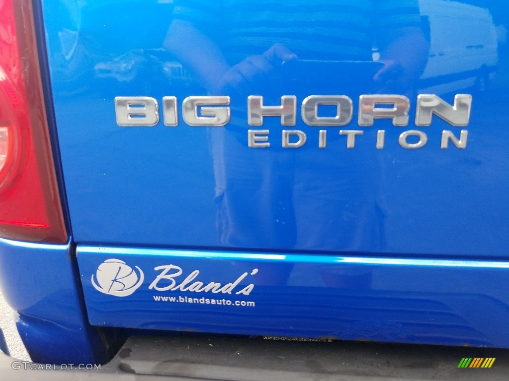 2007 Ram 1500 SLT Quad Cab 4x4 - Electric Blue Pearl / Medium Slate Gray photo #6