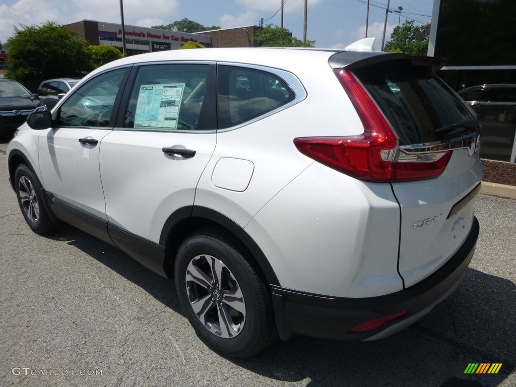 2017 CR-V LX AWD - White Diamond Pearl / Ivory photo #2