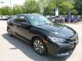 Crystal Black Pearl - Civic LX Hatchback Photo No. 5