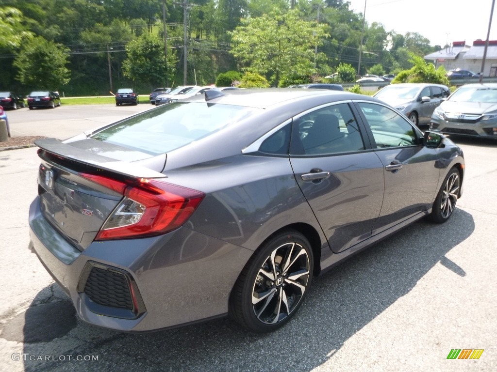 2017 Civic Si Sedan - Modern Steel Metallic / Black photo #4