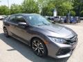 Modern Steel Metallic 2017 Honda Civic Si Sedan Exterior