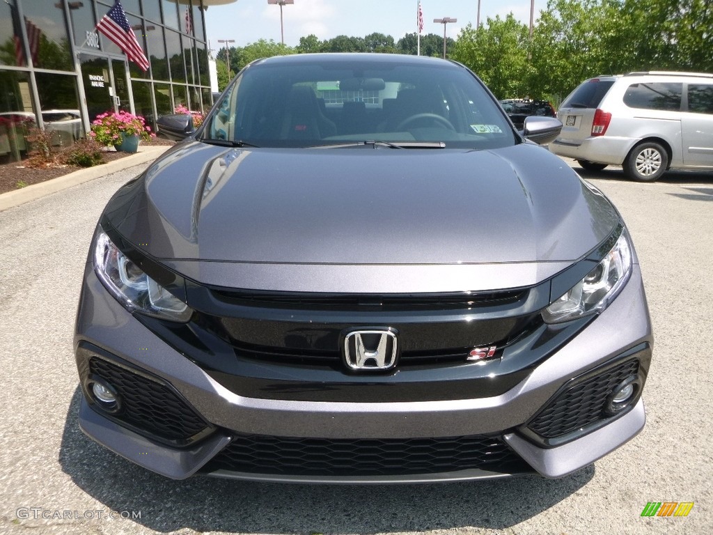 2017 Civic Si Sedan - Modern Steel Metallic / Black photo #6