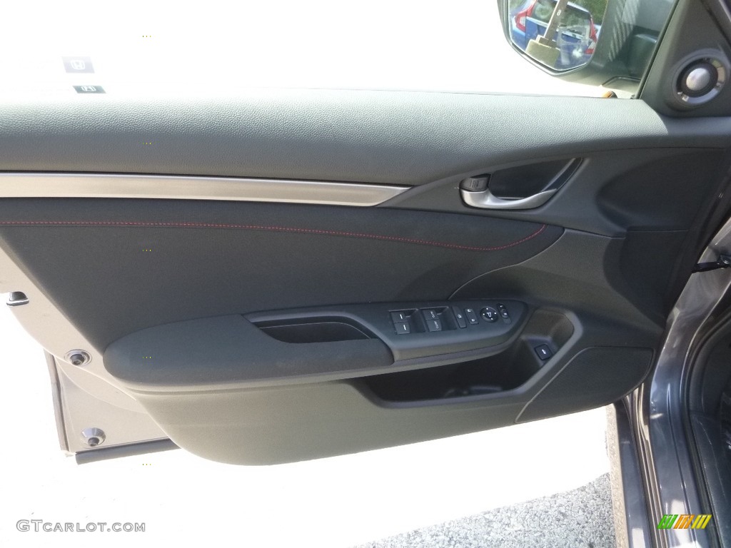2017 Civic Si Sedan - Modern Steel Metallic / Black photo #11