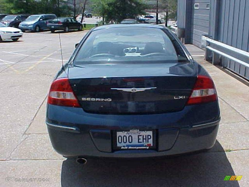 2003 Sebring LXi Coupe - Steel Blue Pearlcoat / Black photo #6