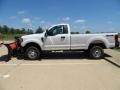 2017 Oxford White Ford F350 Super Duty XL Regular Cab 4x4 Plow Truck  photo #3