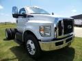 Oxford White 2017 Ford F650 Super Duty Regular Cab Chassis