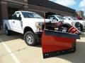 Oxford White 2017 Ford F350 Super Duty XL Regular Cab 4x4 Plow Truck