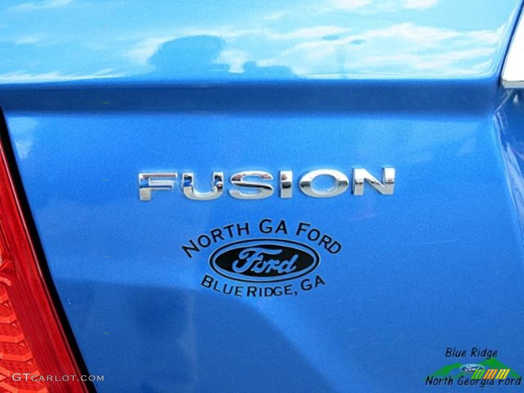 2012 Fusion SEL - Blue Flame Metallic / Charcoal Black photo #38