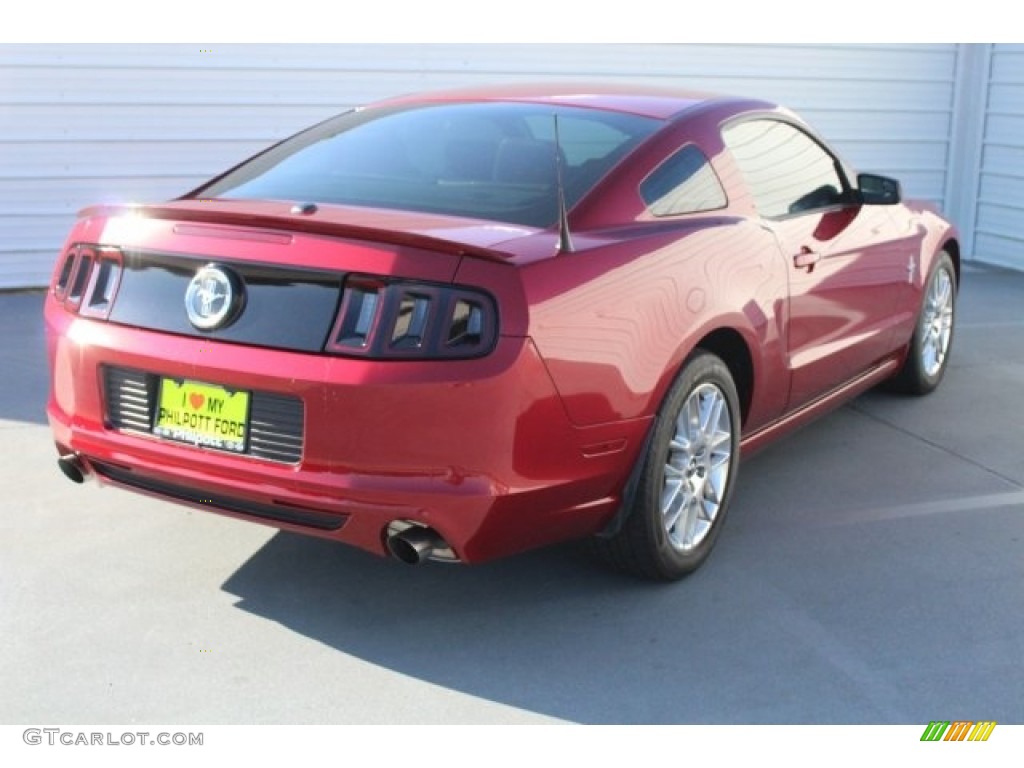 2014 Mustang V6 Premium Coupe - Race Red / Charcoal Black photo #9