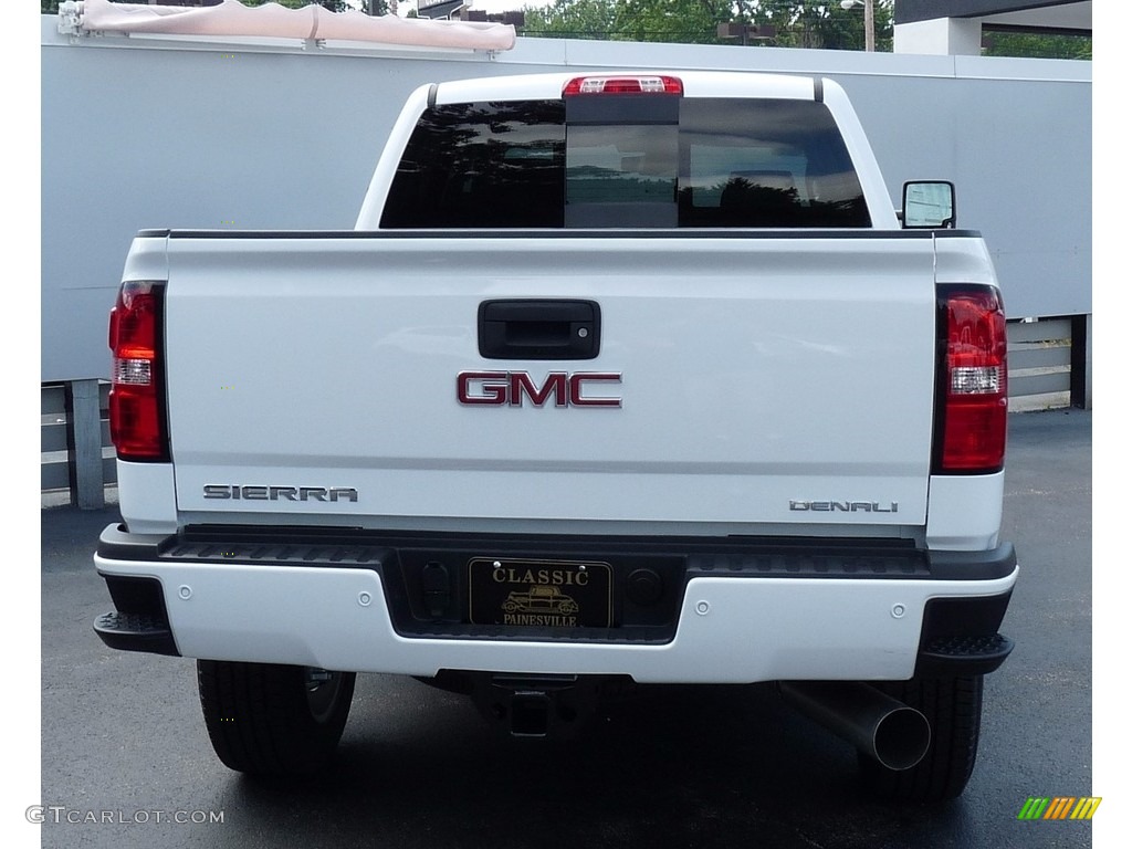 2017 Sierra 2500HD Denali Crew Cab 4x4 - Summit White / Jet Black photo #3