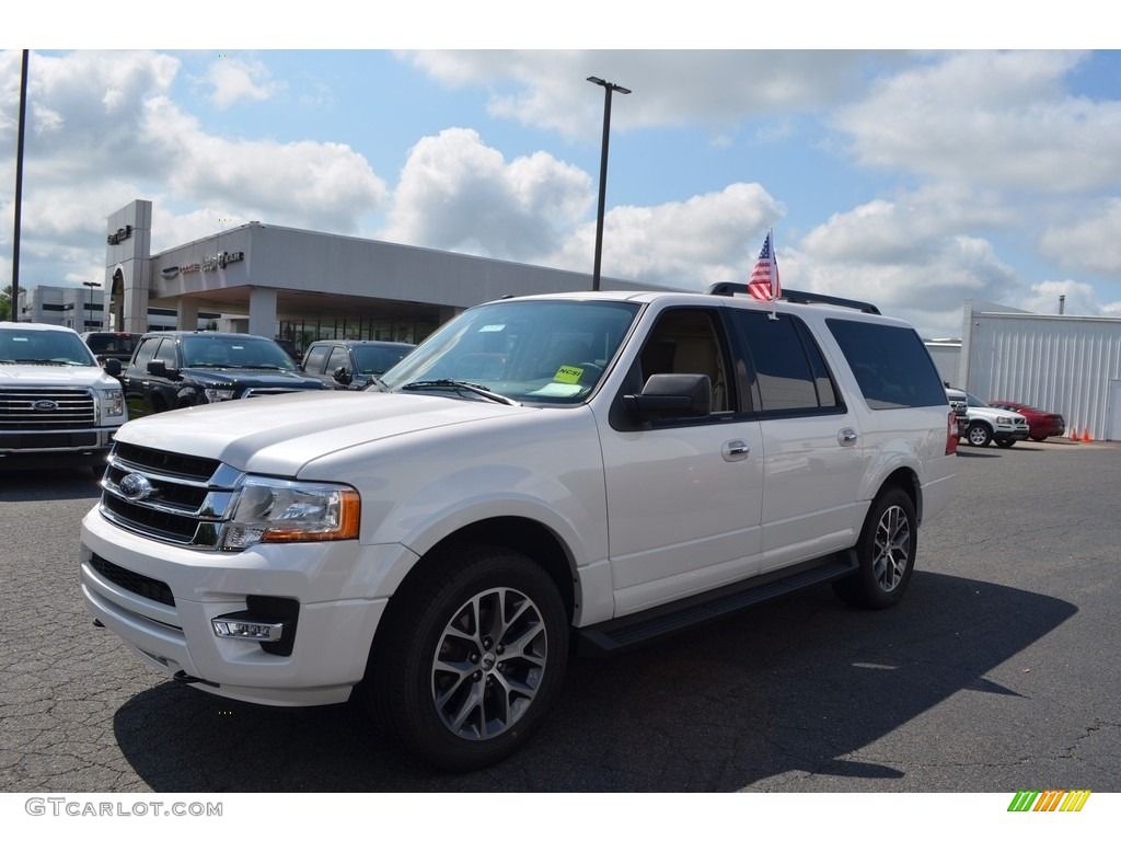 2017 Expedition EL XLT 4x4 - White Platinum / Dune photo #3