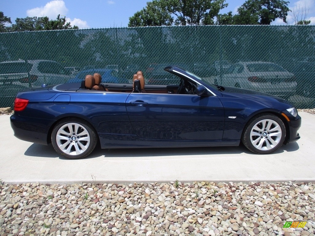 2013 3 Series 328i Convertible - Deep Sea Blue Metallic / Saddle Brown photo #2