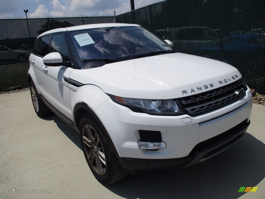 2014 Range Rover Evoque Pure Plus - Fuji White / Almond/Espresso photo #5