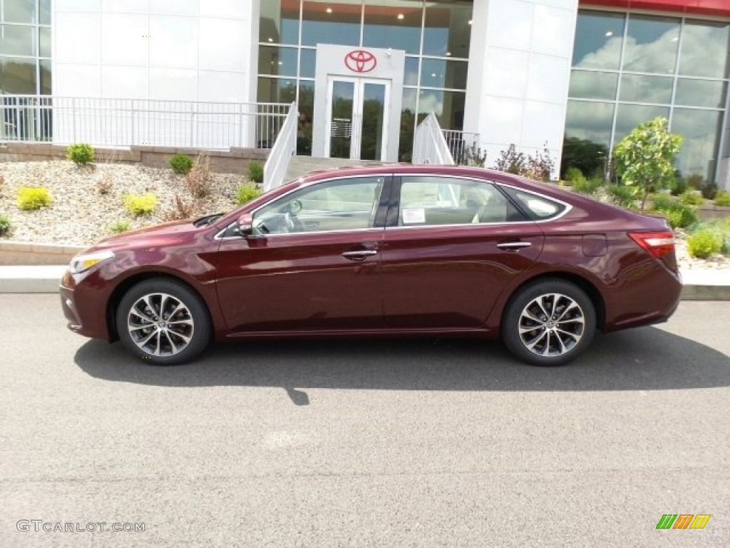 2018 Avalon XLE - Ooh La La Rouge Mica / Almond photo #6