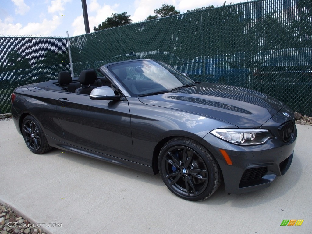 2017 2 Series M240i xDrive Convertible - Mineral Grey Metallic / Black photo #1