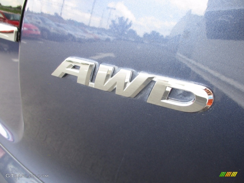 2014 CR-V LX AWD - Mountain Air Metallic / Gray photo #6