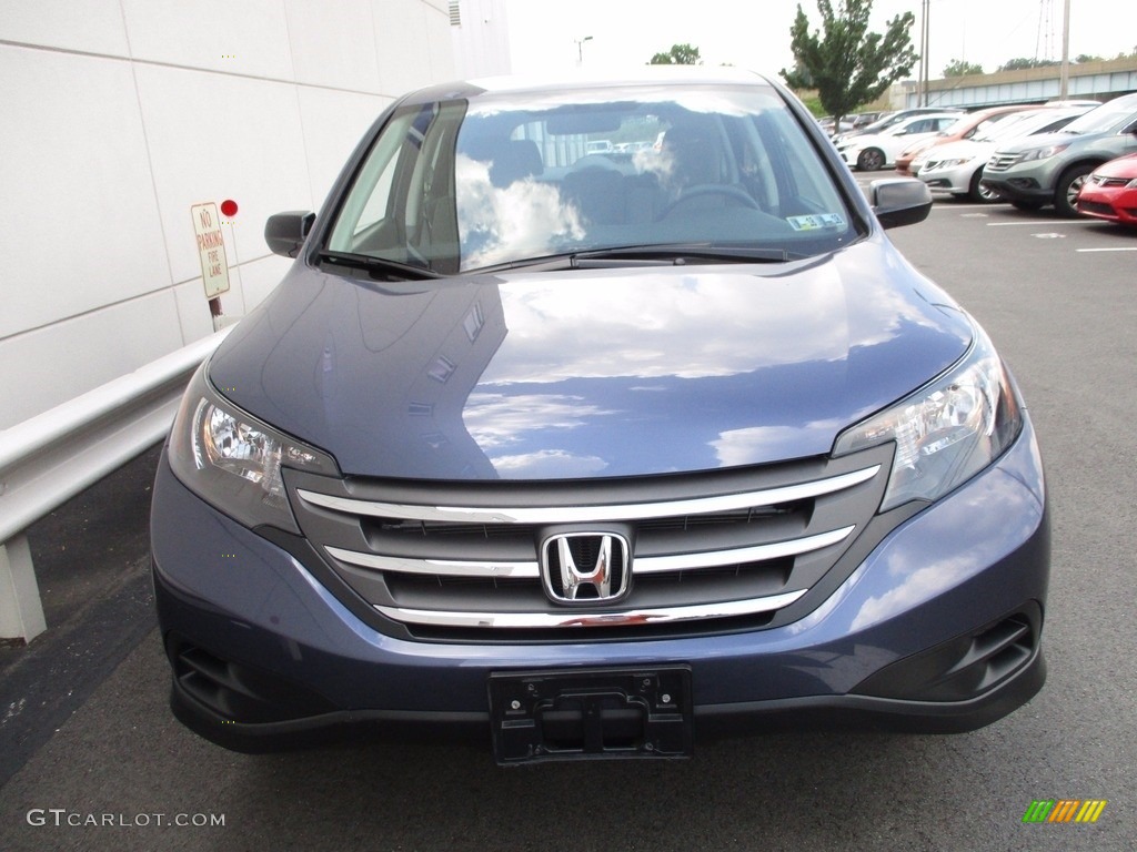 2014 CR-V LX AWD - Mountain Air Metallic / Gray photo #8