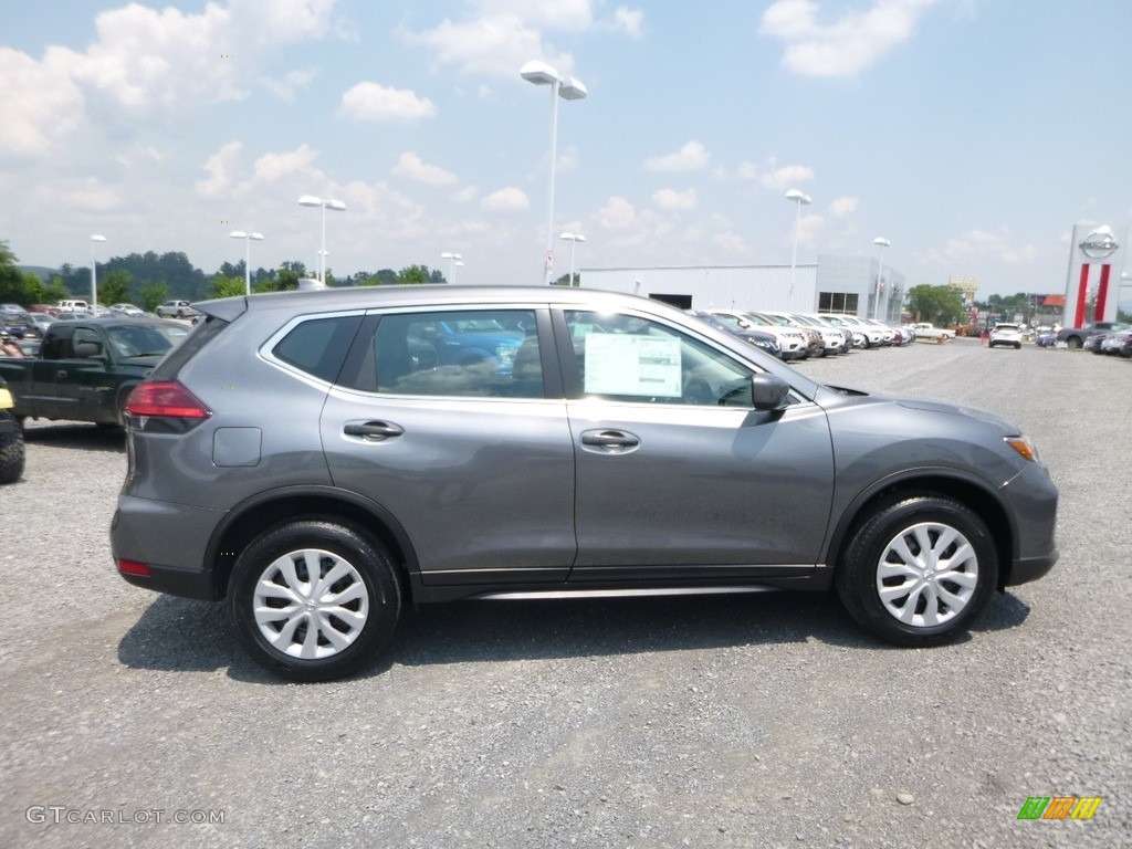 2017 Rogue S AWD - Gun Metallic / Charcoal photo #3