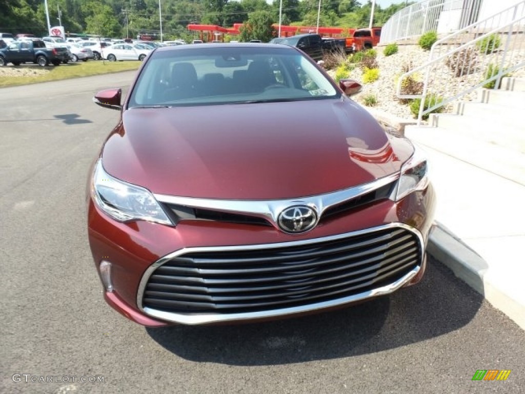 2018 Avalon XLE - Ooh La La Rouge Mica / Black photo #4