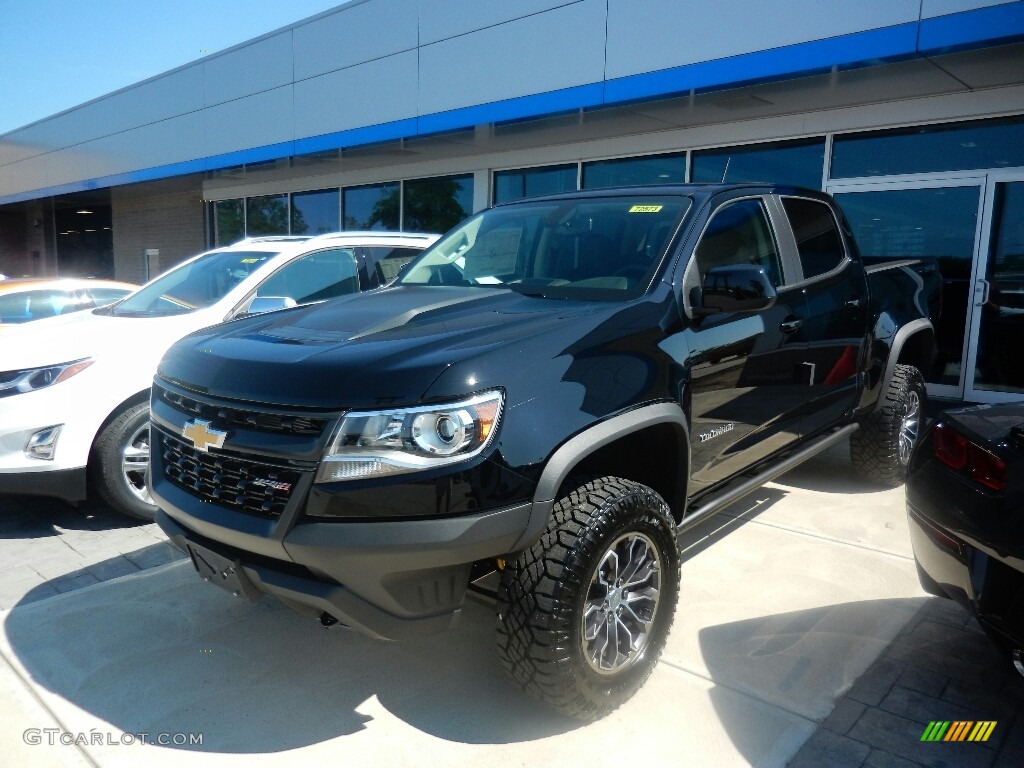 Black 2017 Chevrolet Colorado ZR2 Crew Cab 4x4 Exterior Photo #121694150