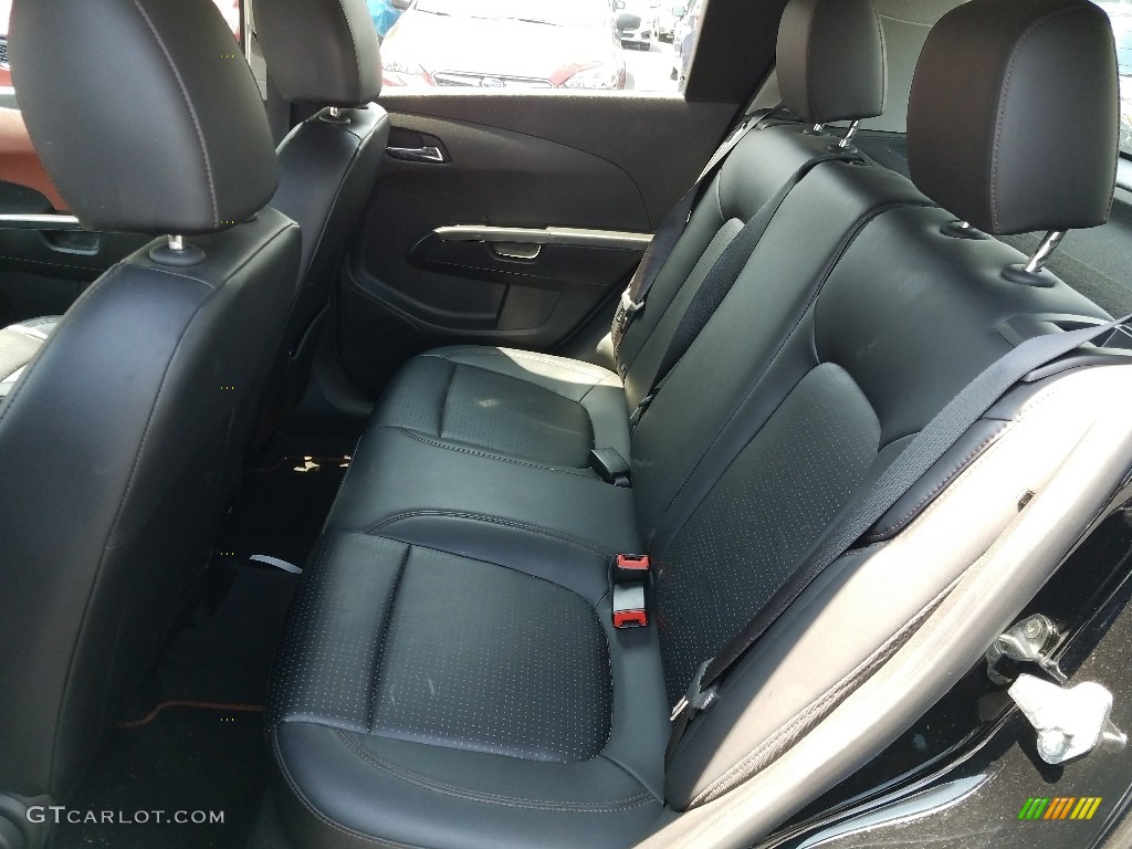 2012 Sonic LTZ Hatch - Black / Jet Black/Brick photo #3