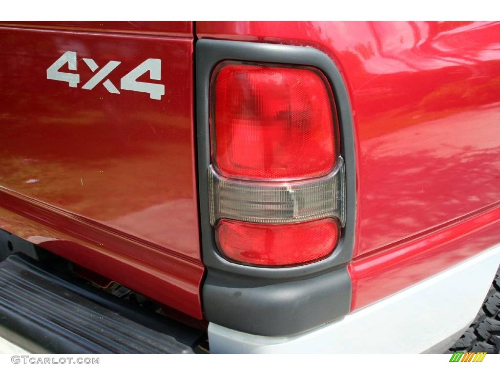1999 Ram 1500 ST Regular Cab 4x4 - Metallic Red / Agate Black photo #24