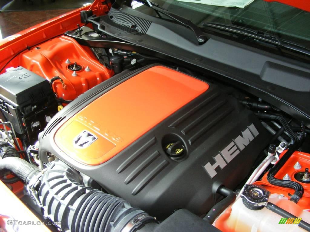 2008 Charger R/T Daytona - HEMI Orange Pearl / Dark Slate Gray photo #10
