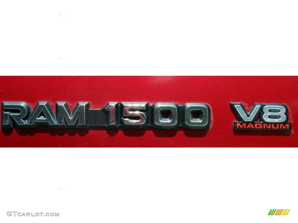 1999 Ram 1500 ST Regular Cab 4x4 - Metallic Red / Agate Black photo #25
