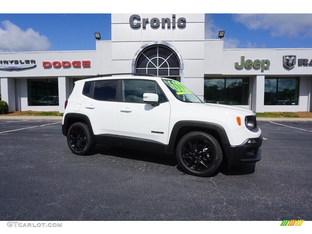 2017 Renegade Latitude - Alpine White / Black photo #1