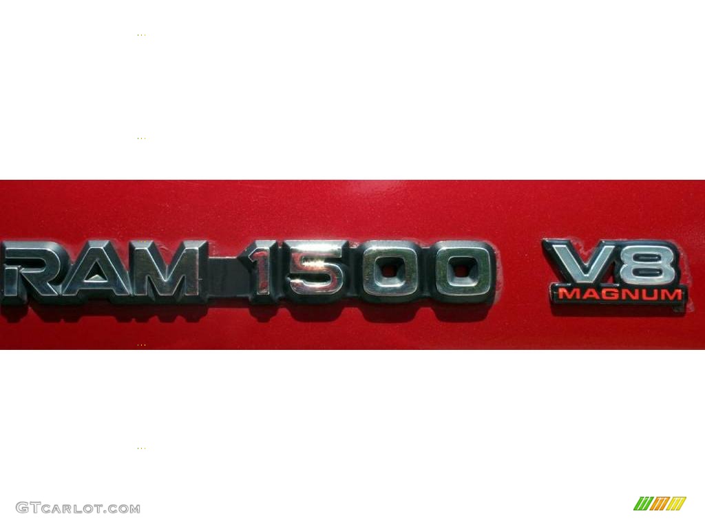 1999 Ram 1500 ST Regular Cab 4x4 - Metallic Red / Agate Black photo #51