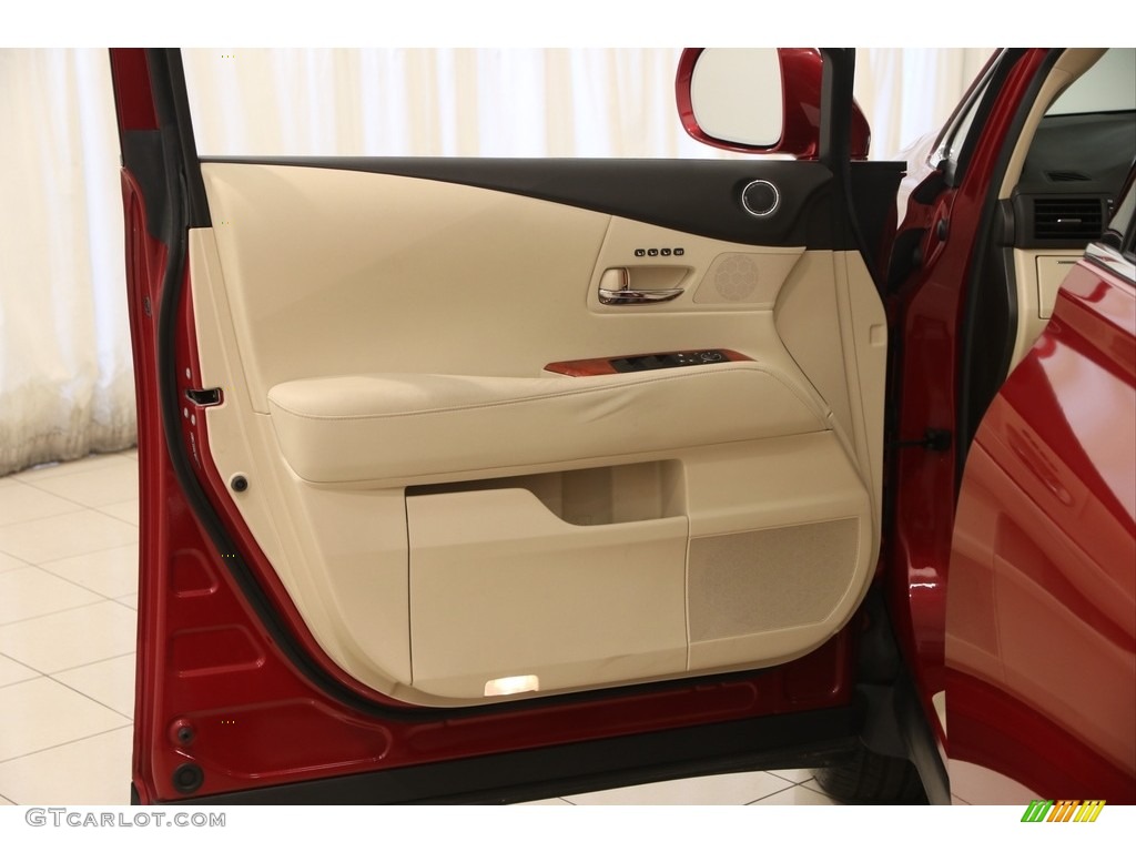 2012 RX 350 AWD - Matador Red Metallic / Parchment photo #4