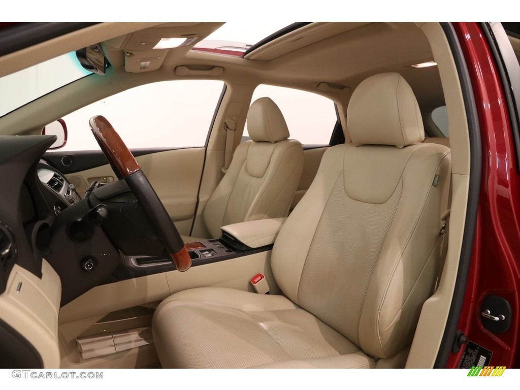 2012 RX 350 AWD - Matador Red Metallic / Parchment photo #6