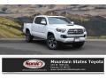 2017 Super White Toyota Tacoma TRD Sport Double Cab 4x4  photo #1