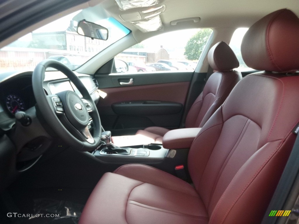 Merlot Interior 2017 Kia Optima LX 1.6T Photo #121702484