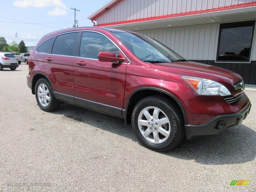 2008 CR-V EX-L 4WD - Tango Red Pearl / Ivory photo #2