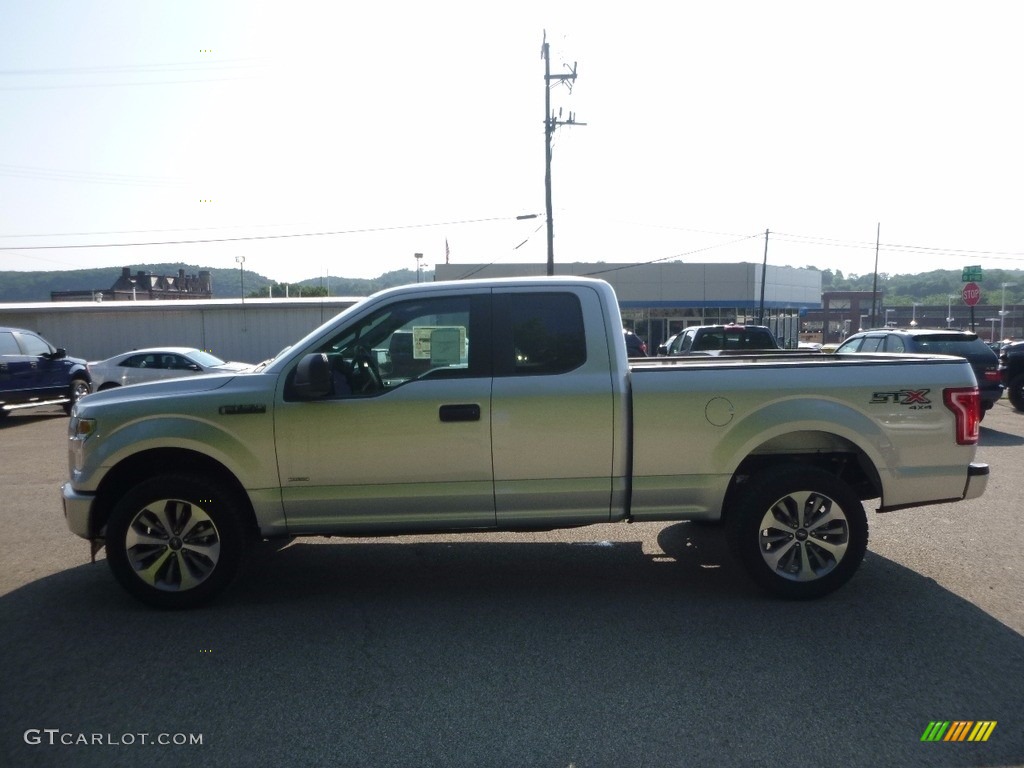 2017 F150 XL SuperCab 4x4 - Ingot Silver / Black photo #5