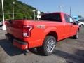 2017 Race Red Ford F150 XL SuperCab 4x4  photo #2