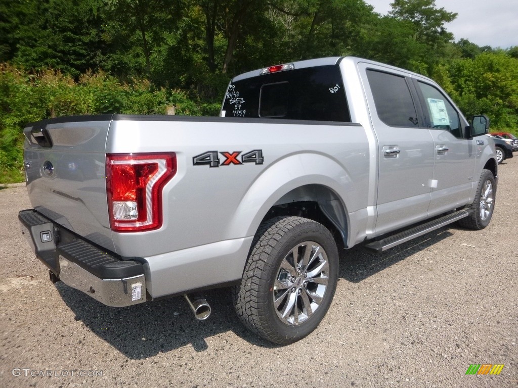 2017 F150 XLT SuperCrew 4x4 - Ingot Silver / Light Camel photo #2