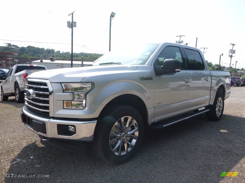 2017 F150 XLT SuperCrew 4x4 - Ingot Silver / Light Camel photo #6