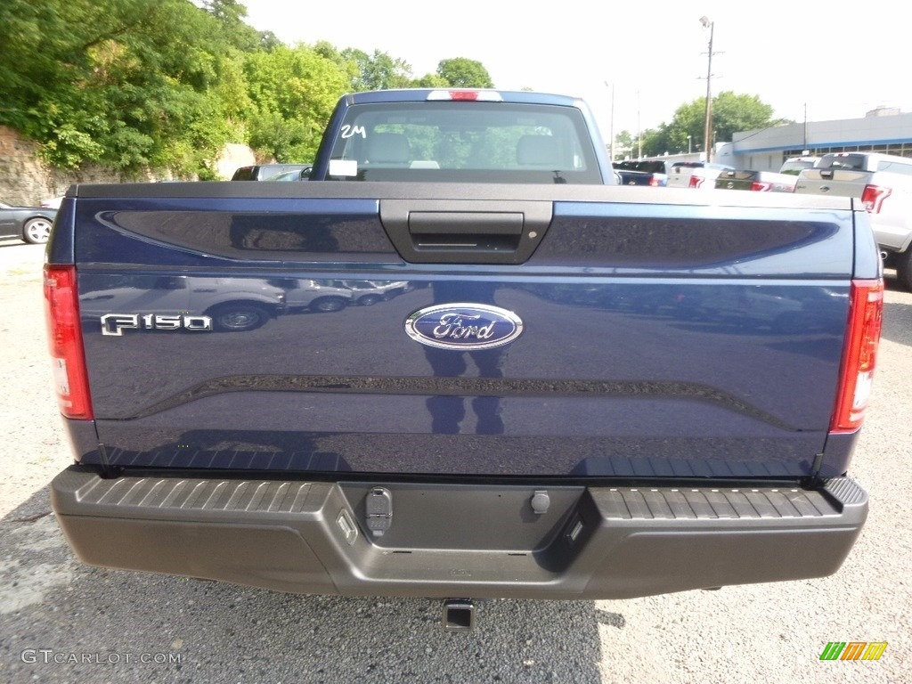 2017 F150 XL Regular Cab 4x4 - Blue Jeans / Earth Gray photo #5