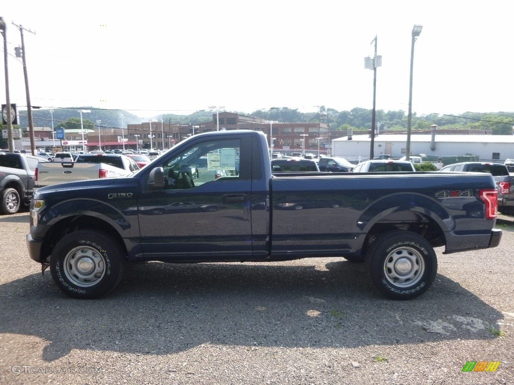 2017 F150 XL Regular Cab 4x4 - Blue Jeans / Earth Gray photo #7