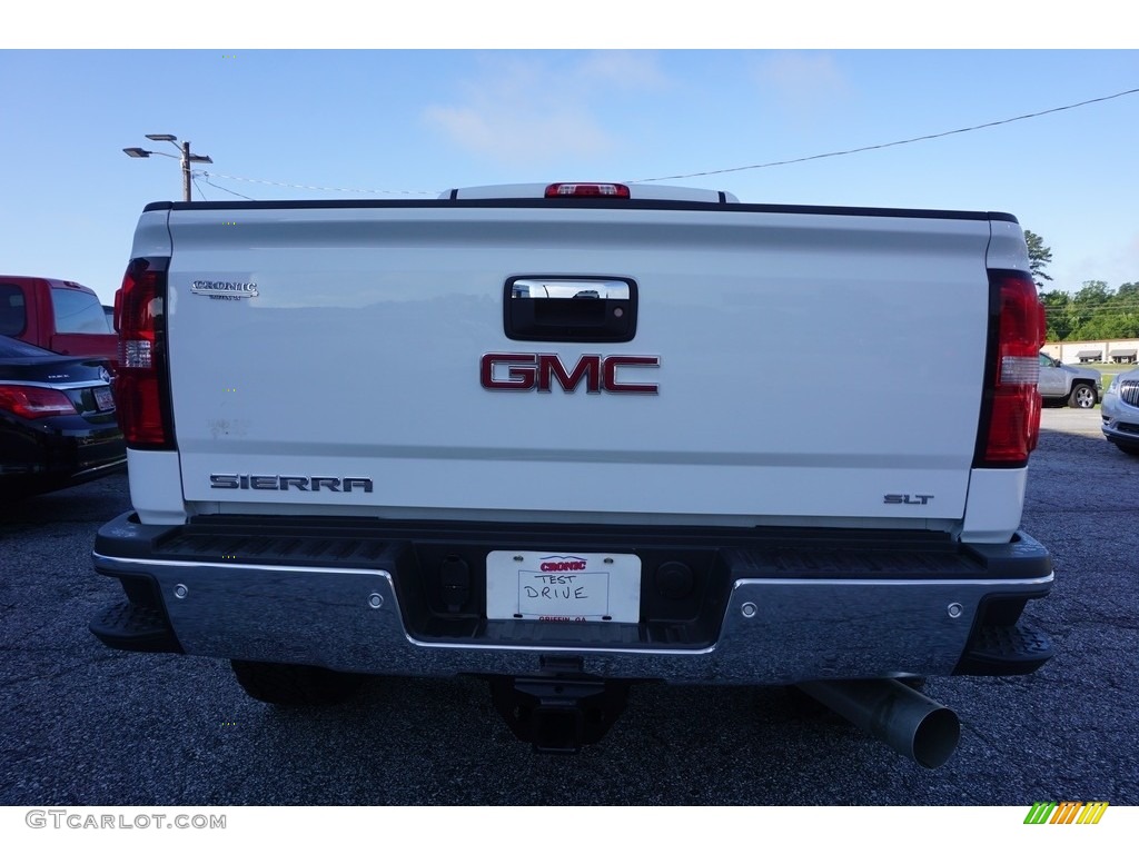 2017 Sierra 2500HD SLT Crew Cab 4x4 - Summit White / Jet Black photo #5