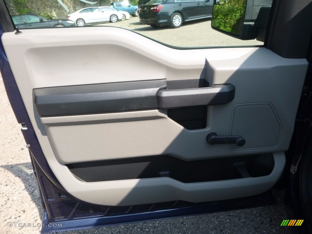 2017 F150 XL Regular Cab 4x4 - Blue Jeans / Earth Gray photo #14