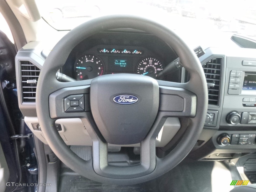 2017 F150 XL Regular Cab 4x4 - Blue Jeans / Earth Gray photo #17