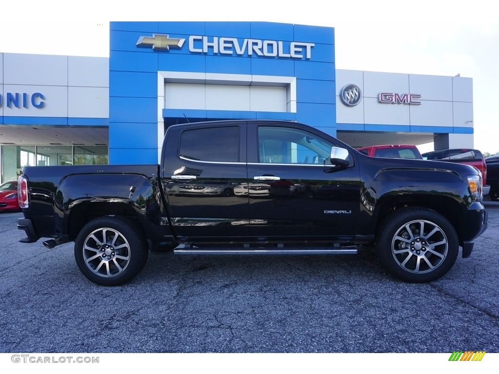 Onyx Black 2017 GMC Canyon Denali Crew Cab 4x4 Exterior Photo #121704956